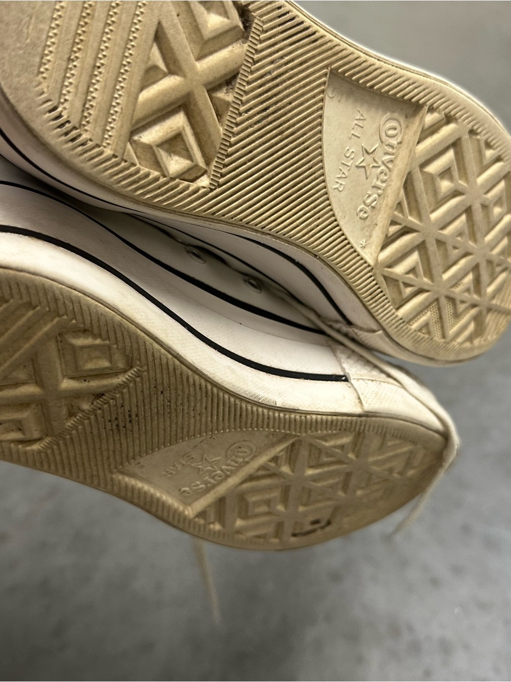 Converse High Top Platform Sneakers in Off-White - Picture 5 of 5